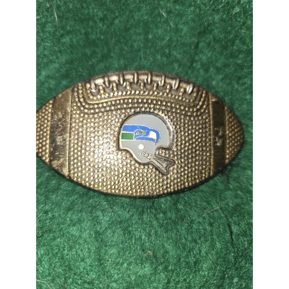 Vtg. 1981 Seattle Seahawks Belt Buckle (O-14)
